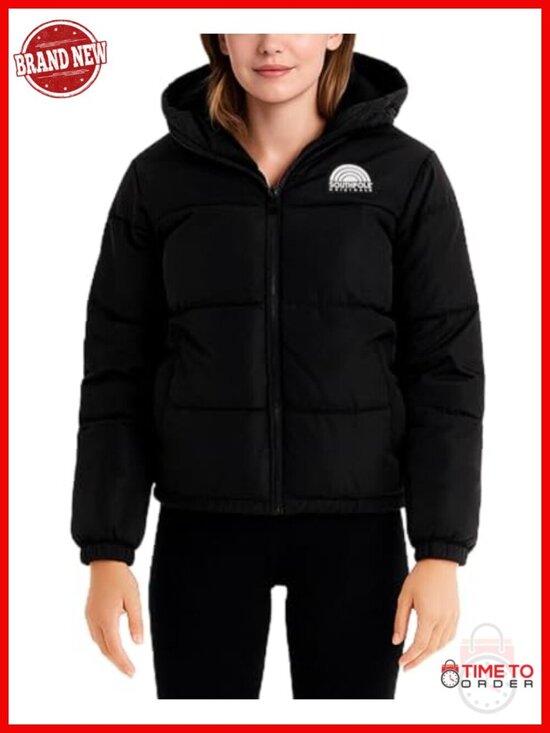 Jackets & Blazers - Women's Puffer Jacket with Hood, Water Resistant Quilted Winter Coat